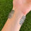 Miniature : RARE Darryl Becenti Black Onyx Star Stud Sterling Silver Cuff Navajo Handmade