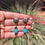 Thumbnail: Sleeping Beauty Turq Cross-Top Stud Earrings Handmade by Navajo Geneva Apachito
