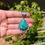 Miniature : High Grade Royston Turq Teardrop Stampwork Pendant Handmade Navajo Happy Piasso