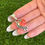 Thumbnail: Red Spiny Oyster Shell Heart Twistwire Pendant Handmade by Navajo Linda Yazzie