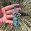 Thumbnail: Kingman Turquoise Butterfly Maiden Kachina Pendant Handmade Navajo Fred Charley