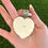Thumbnail: LG Kingman Turquoise Heart Shot Pendant Handmade by Navajo Happy Piasso