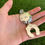 Miniature : RARE Dry Creek Turq Sunface Naja Kachina Pendant Handmade Navajo Freddy Charley