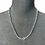 Thumbnail: 20" 5mm Sterling Silver Modern Navajo Pearl Necklace 1056 Navajo Hand-finished