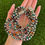 Miniature : SET - Multi-Stone Cluster Pendant & Necklace Handmade by Navajo Albert Jake