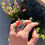 Thumbnail: Natural Red Spiny Oyster Shell Heavy Gauge Ring Handmade by Navajo Albert Jake