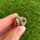 Thumbnail: Royston Ribbon Turq Oval Star Stud Sterling Ring Handmade by Navajo Happy Piasso