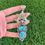 Thumbnail: Kingman Turquoise Butterfly Maiden Kachina Pendant Handmade Navajo Fred Charley