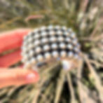 Thumbnail: 55-Stone Freshwater Pearl Grid Sterling Silver Cuff Handmade Navajo Happy Piasso