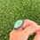 Miniature : Sonoran Gold Turq Stamped Adjustable Sterling Ring Handmade Navajo Happy Piasso