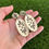 Thumbnail: Kingman Turq Oval Medallion Repoussé Stud Earrings Handmade Navajo Tsosie White
