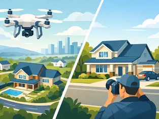 Aerial Real Estate Photos vs Ground Photos