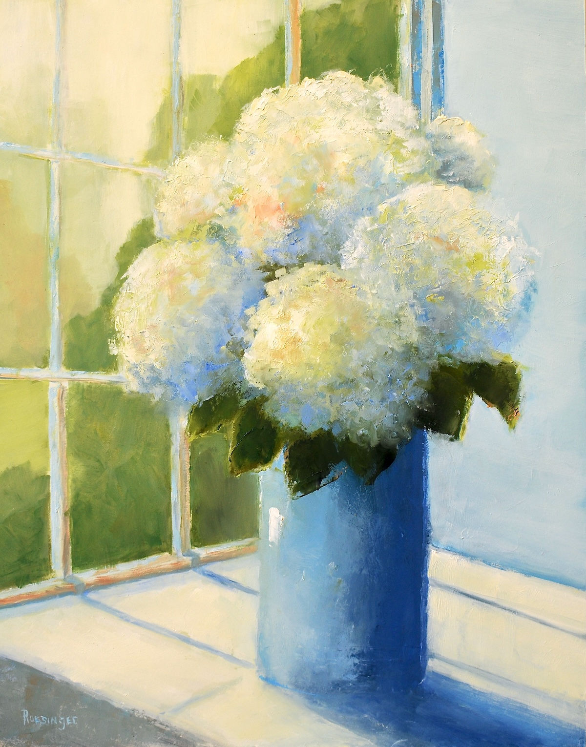 Windowsill Hydrangea's