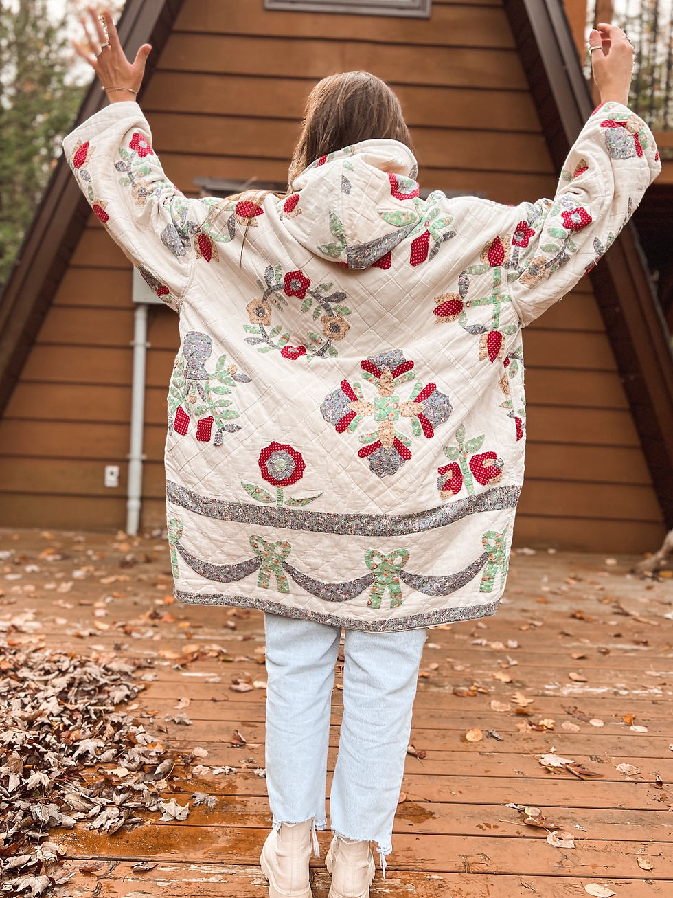 Thumbnail: secret garden quilt jacket 