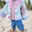 Thumbnail: Prairie song baby quilt jacket 