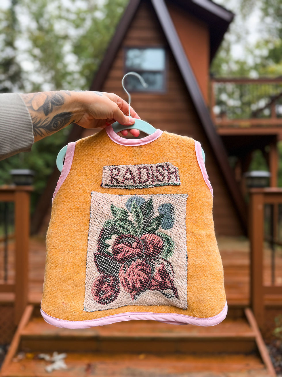 Thumbnail: Rad radish baby vest 