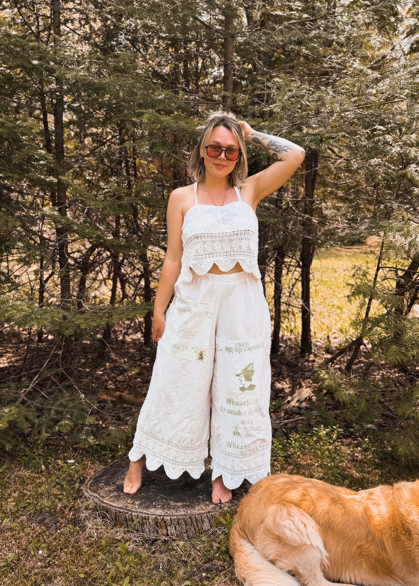 ‘I can buy myself flours’ pants 