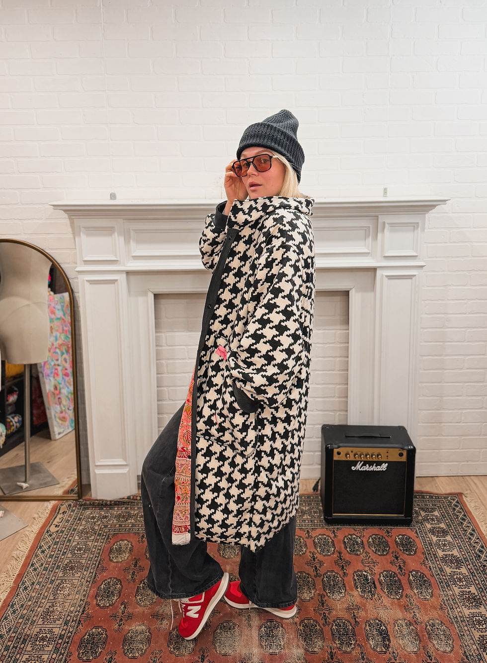 Thumbnail: check in, checked out jacket 