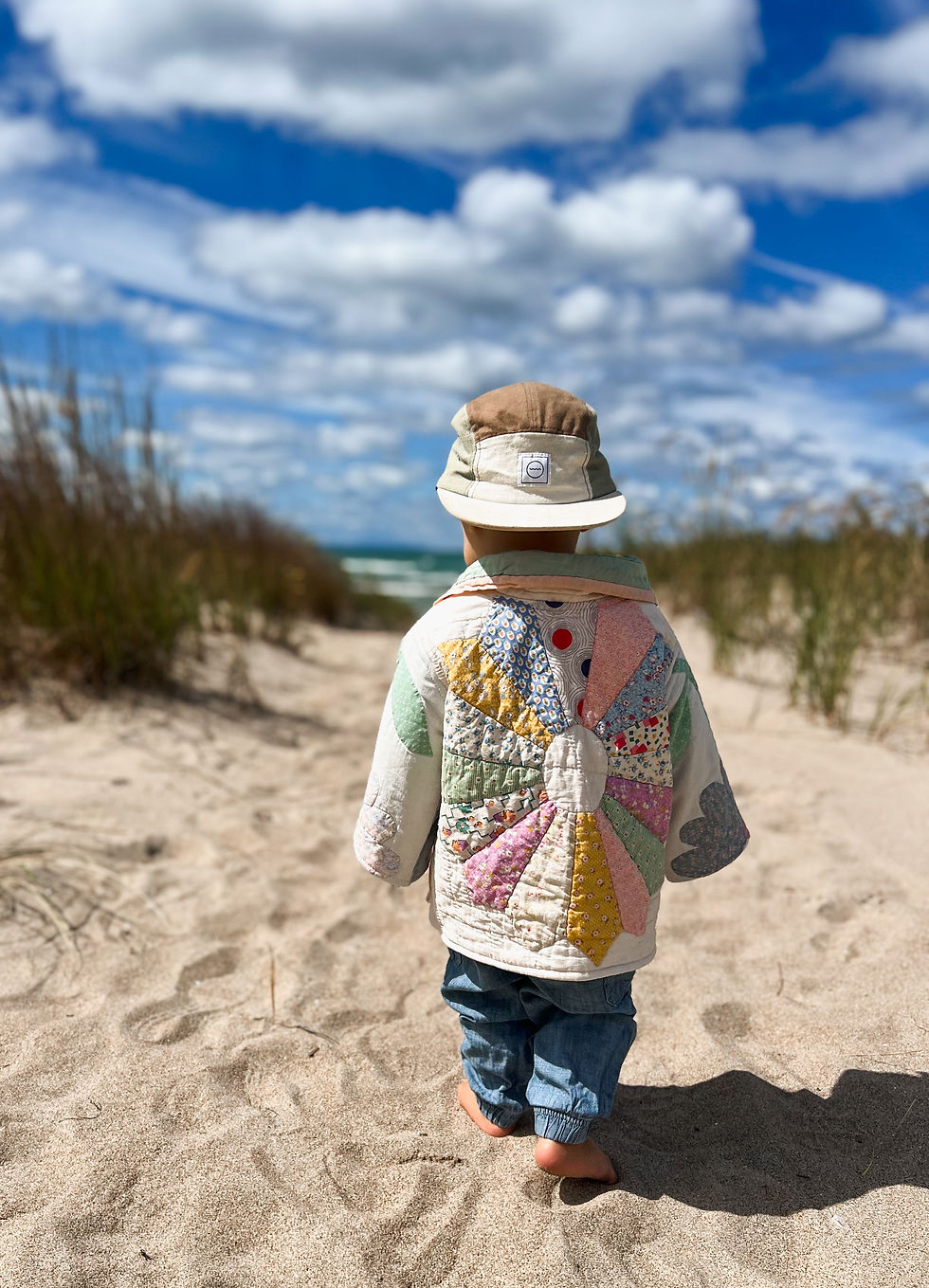 Thumbnail: Patchling baby quilt jacket 