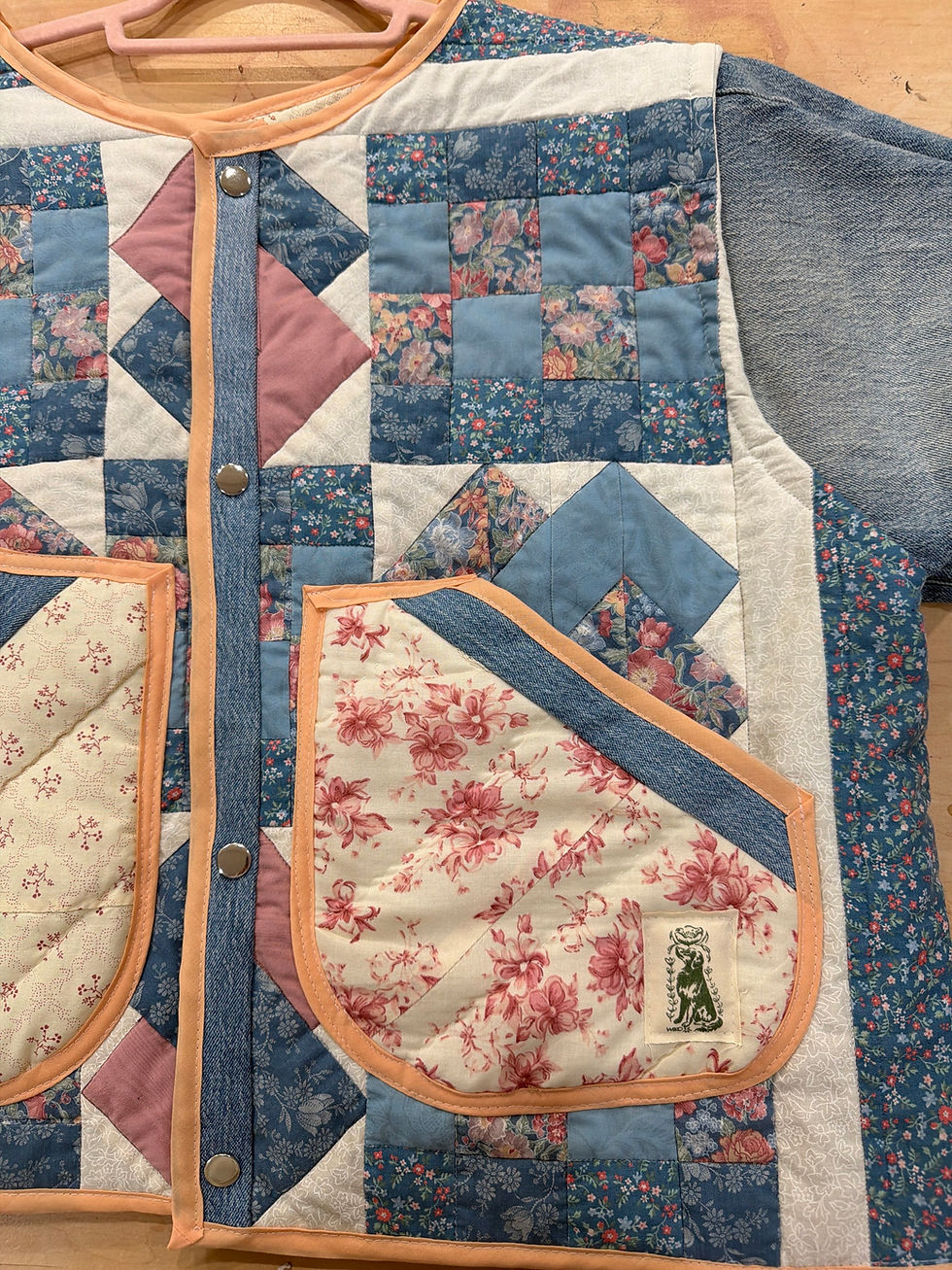 Thumbnail: farm house quilt jacket
