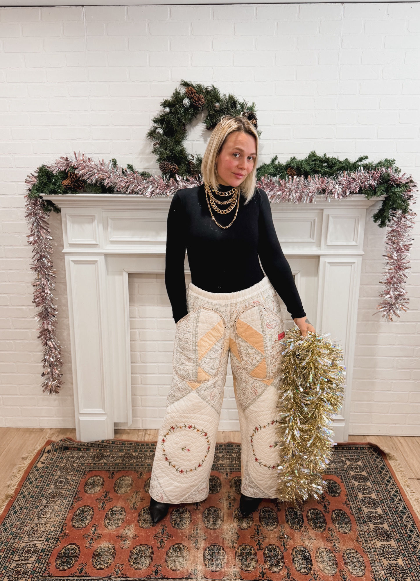 peachy keen quilt pants