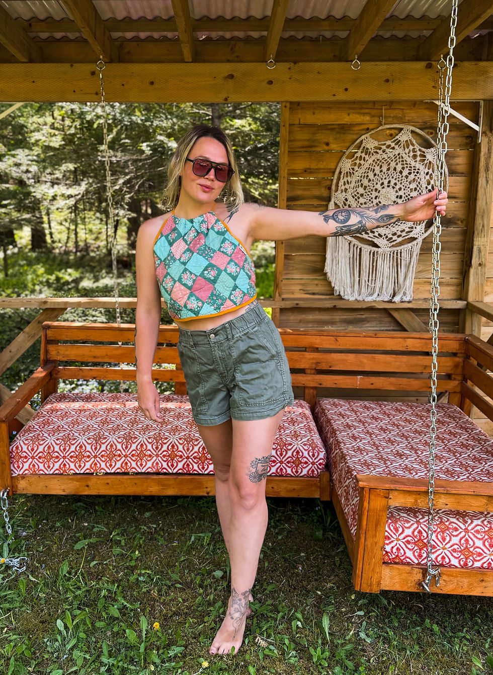 Thumbnail: farmers market quilted top 