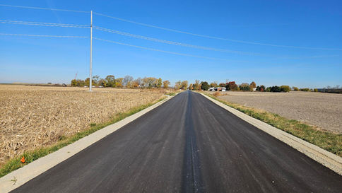 County Road 200W between Mt. Zion Road and SR 32 in Lebanon, IN - Construction Inspection