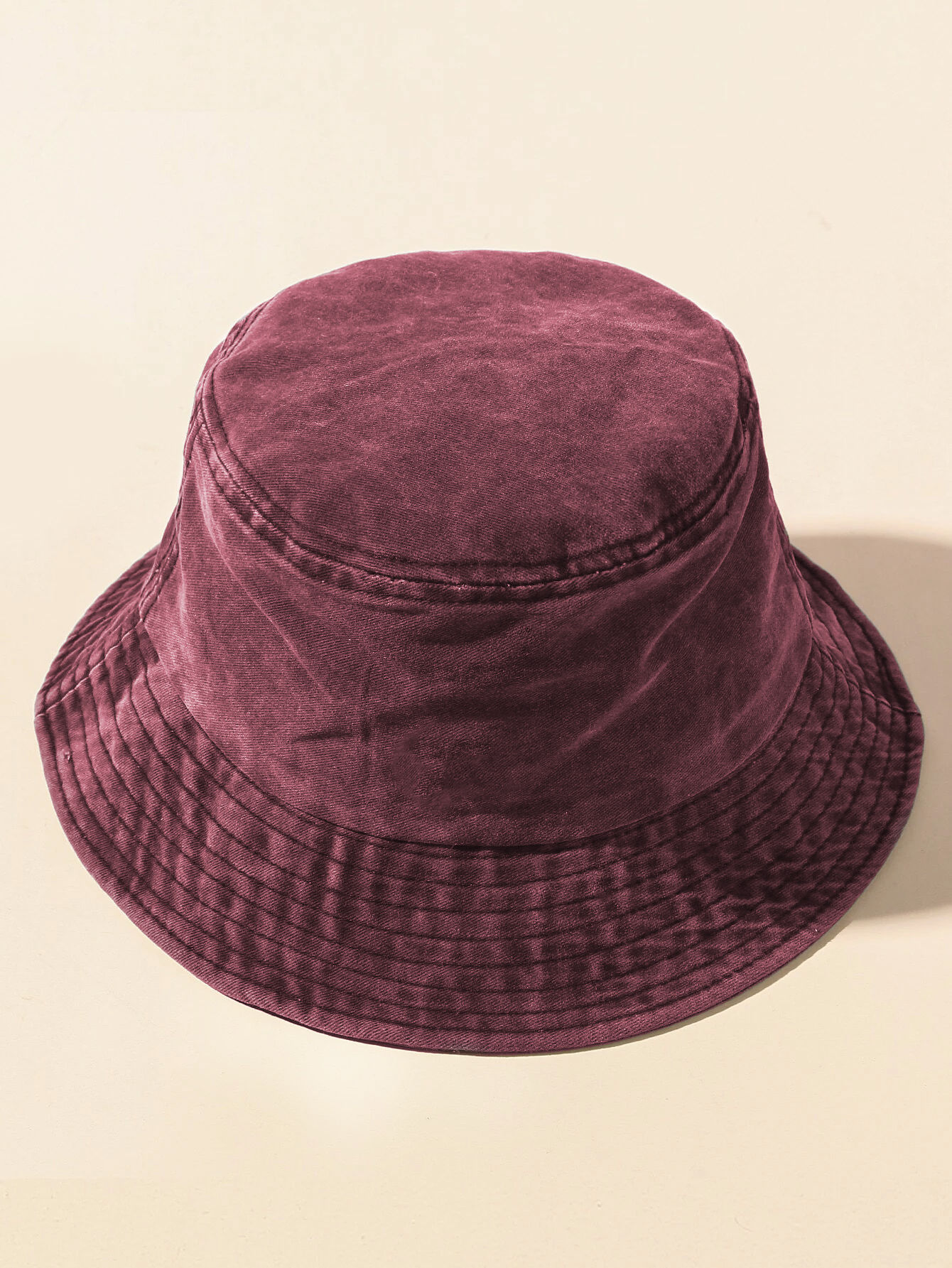 Gorra Lavada estilo Pescador - Bordeaux