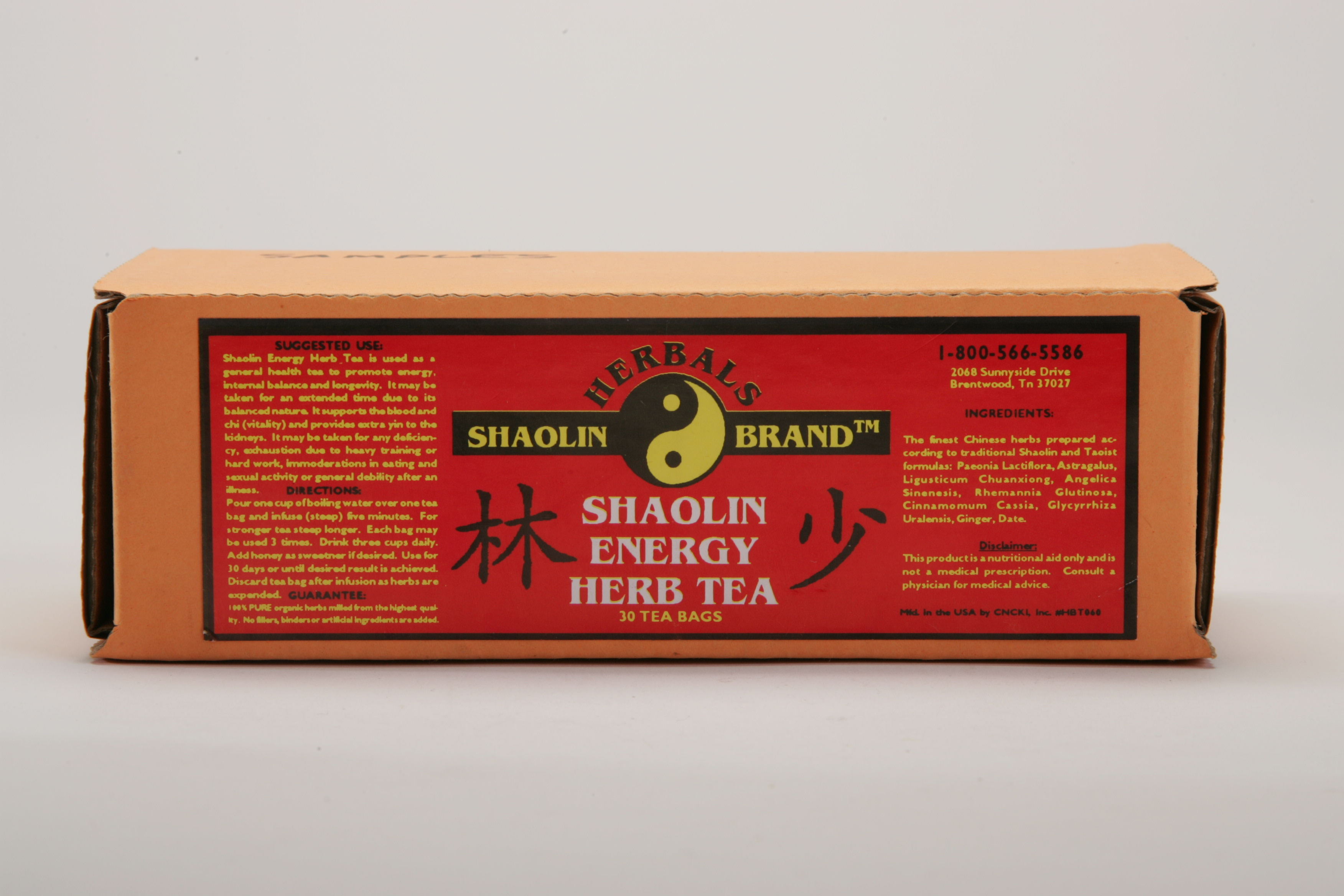 Shaolin Energy Tea Herbal Blend