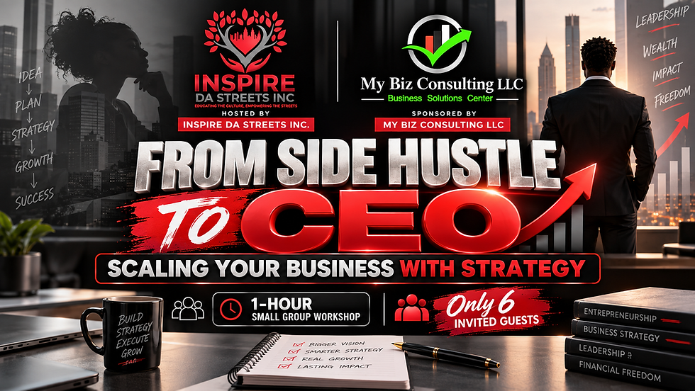 From Side Hustle to CEO: Scaling Your Business with Strategy