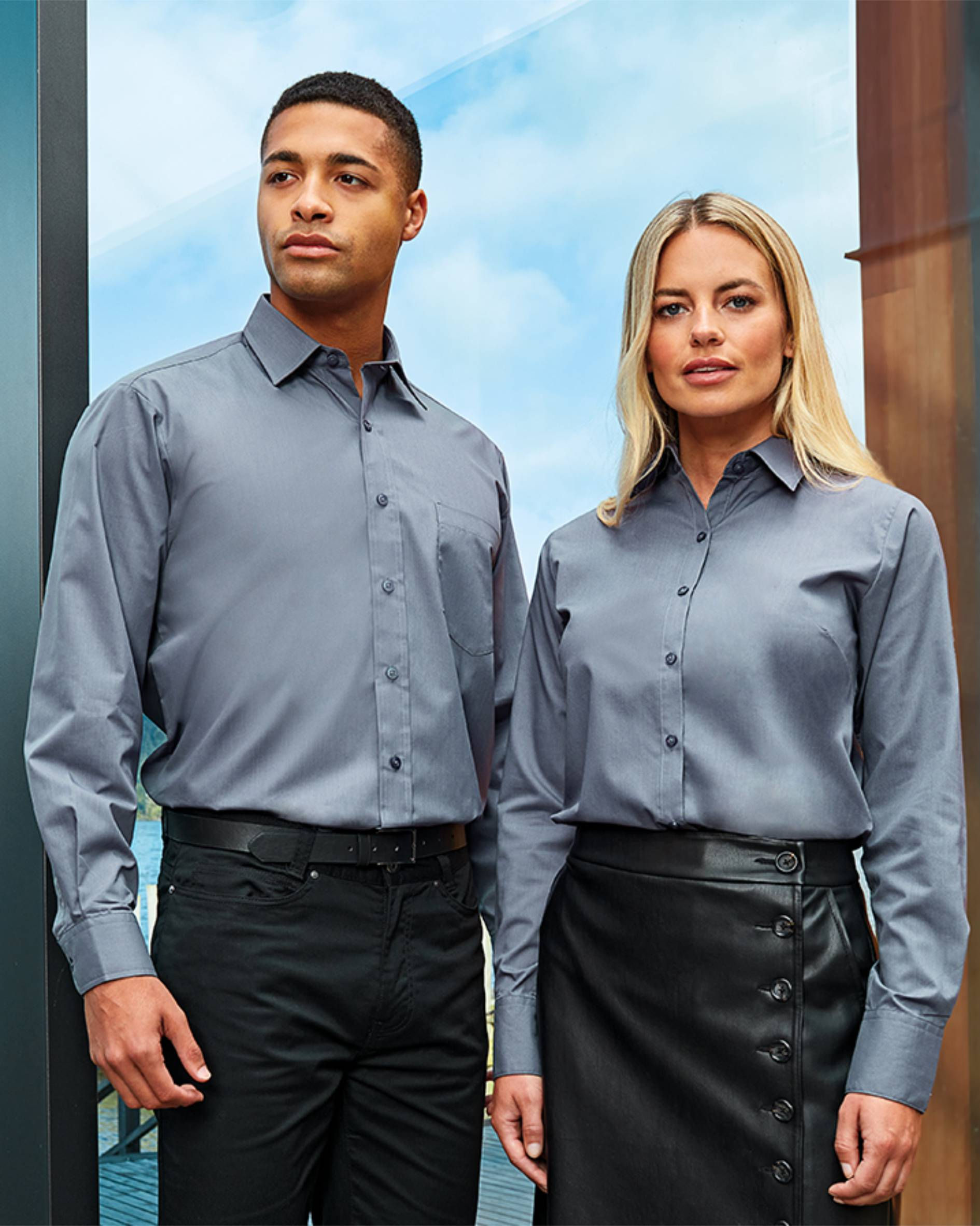 Klassisk Jobbskjorte, Dame og Herremodell