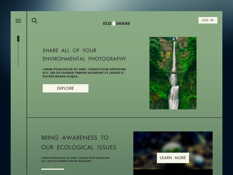 Eco Share - Website Design