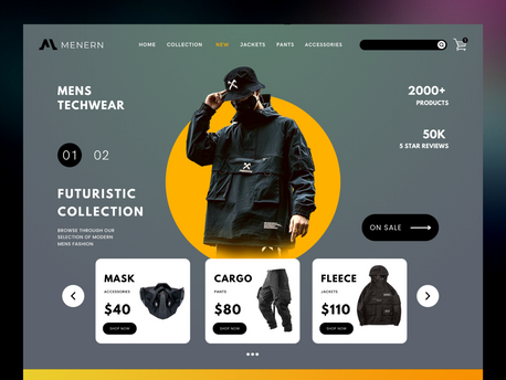 MENERN Apparel - Website Design & Branding
