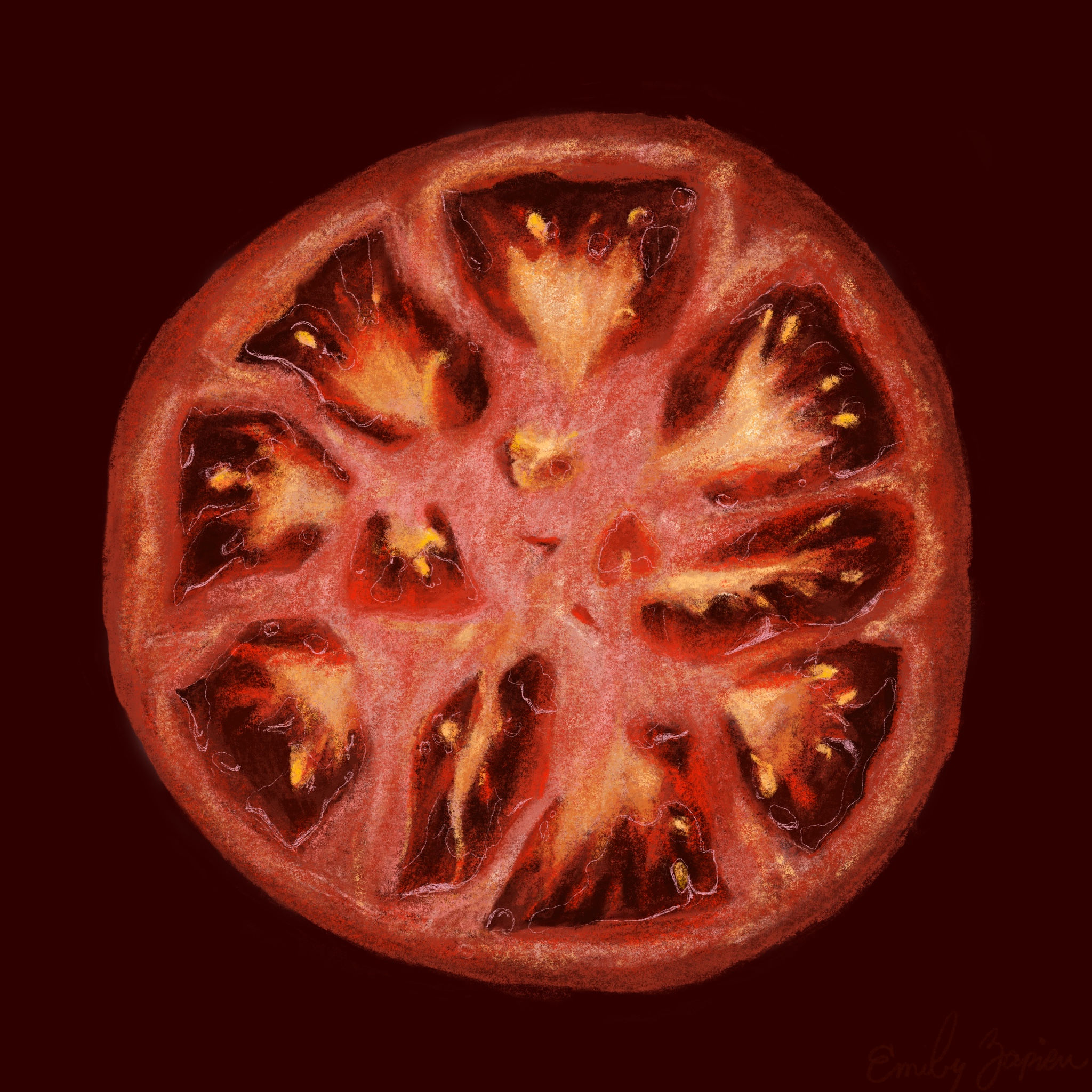 8x8" Tomato-Tomahto Print