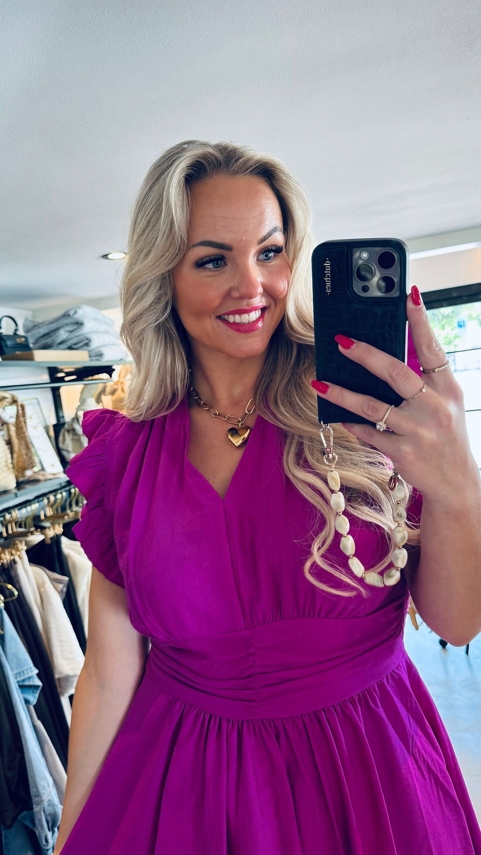 Thumbnail: Jurk Fleurie Magenta