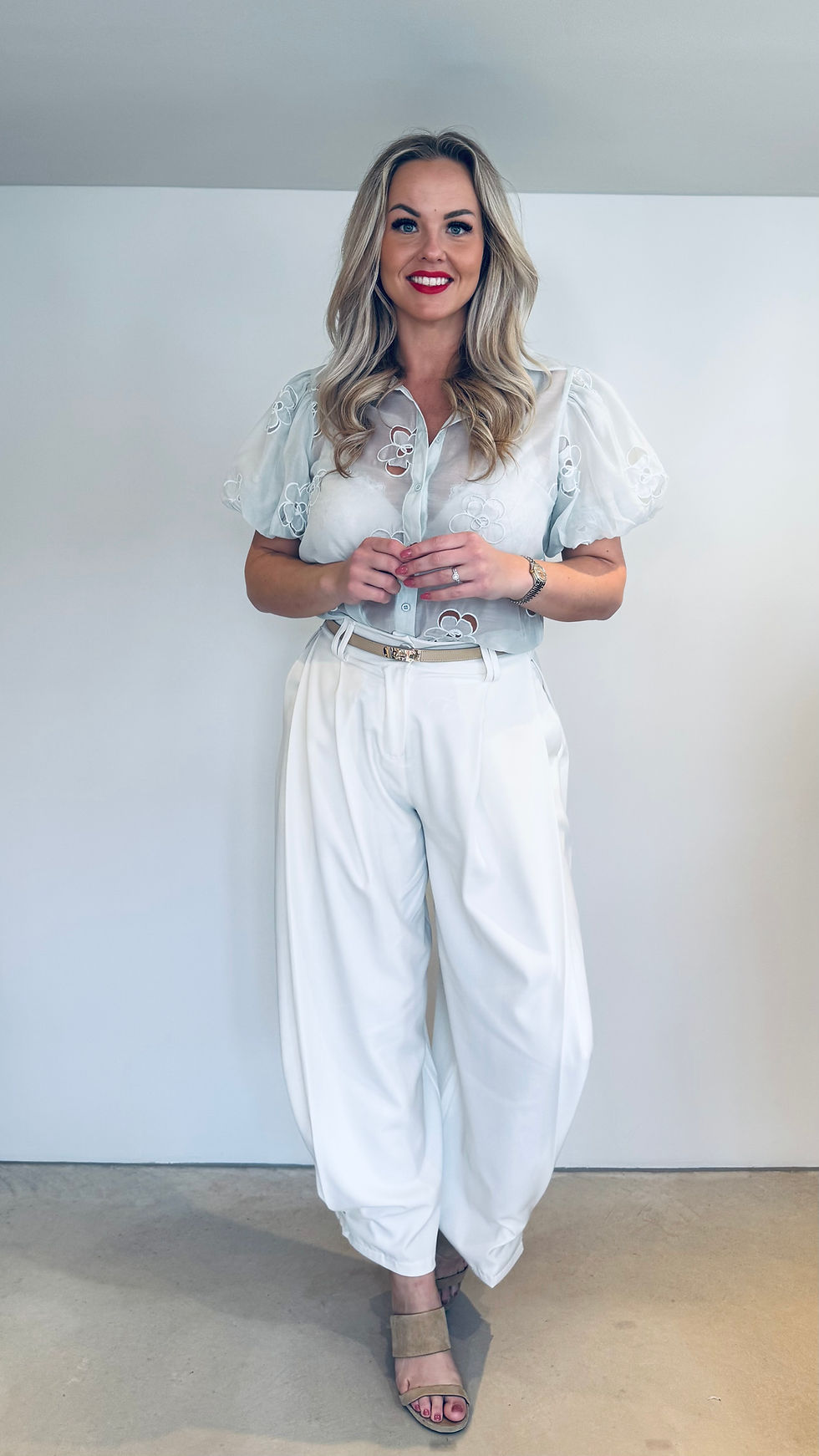 Thumbnail: Broek Lolo Ecru