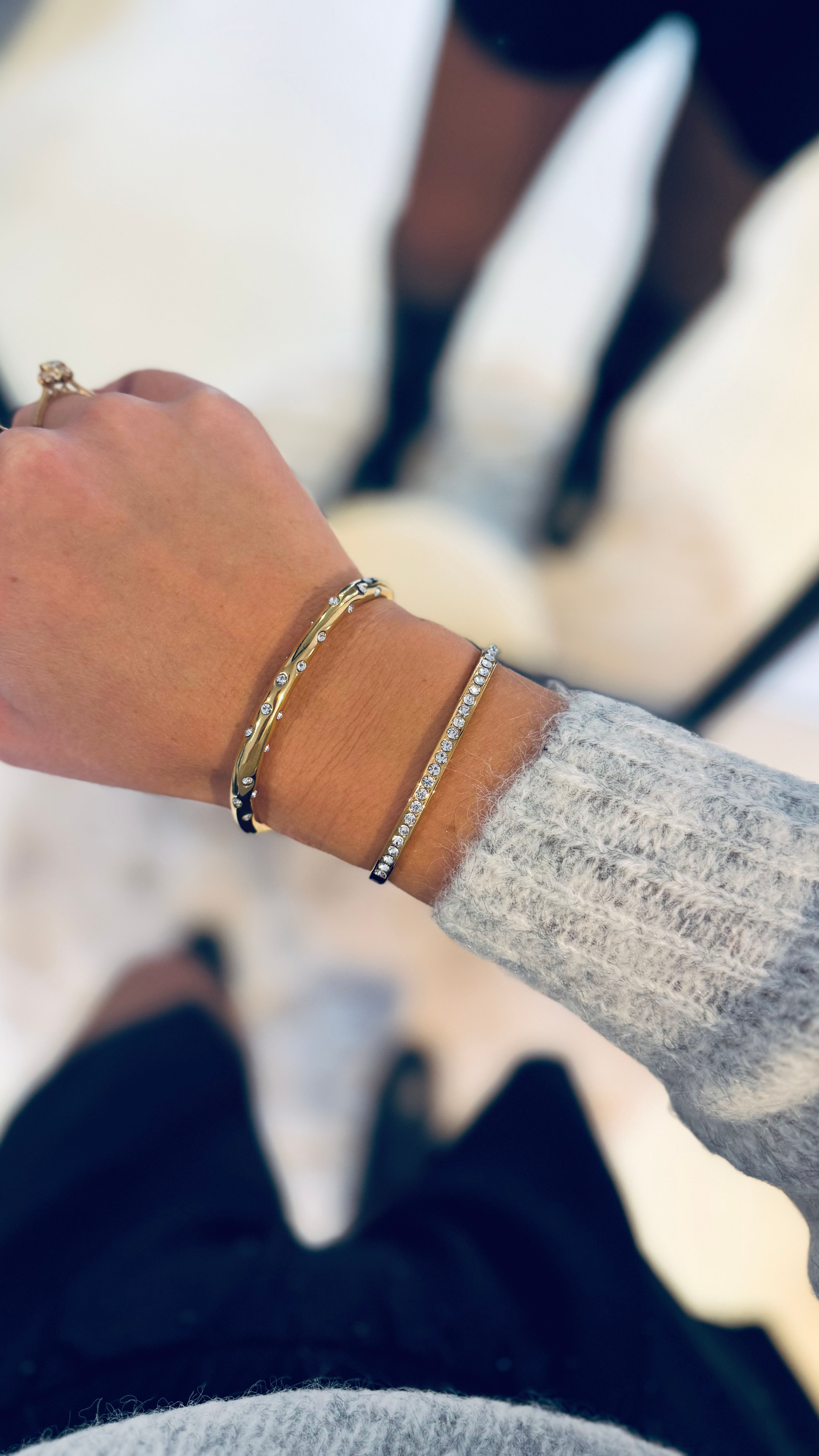 Armband Bangle Met Zirkonia's