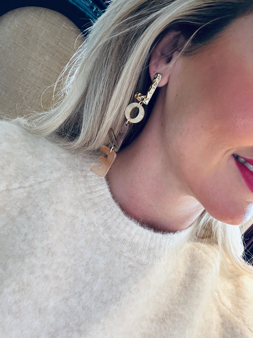 Oorbellen Met Love 14K Goud Verguld