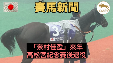 【挑戰多次】「奈村佳盈」來年高松宮紀念賽後退役