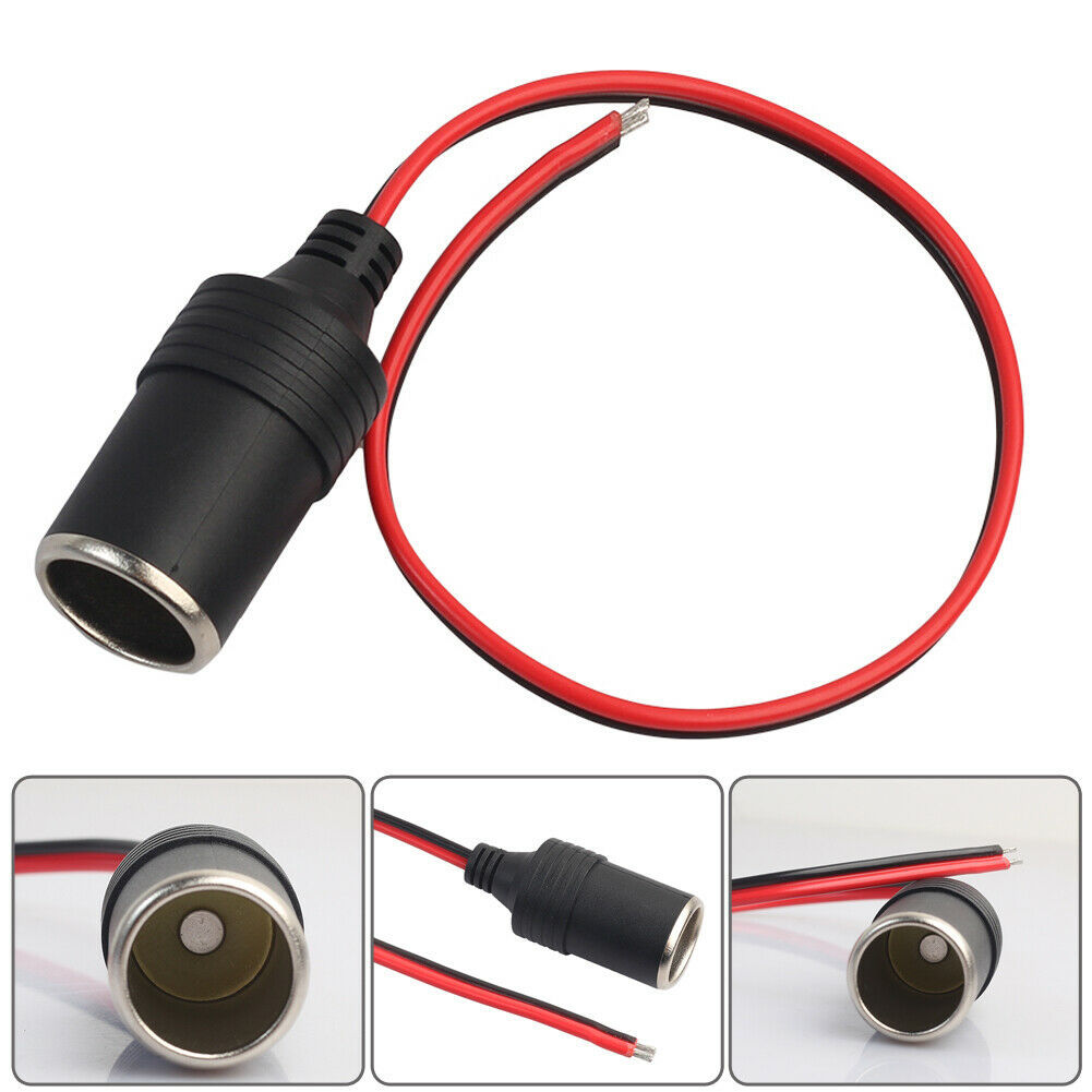 Car Cigarette Lighter Charger Cable Female socket plug