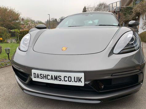 Porsche Cayman 718 GTS Dashcam install Sheffield