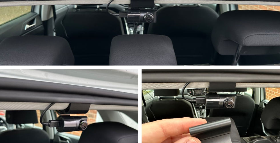 VW rear dashcam mount