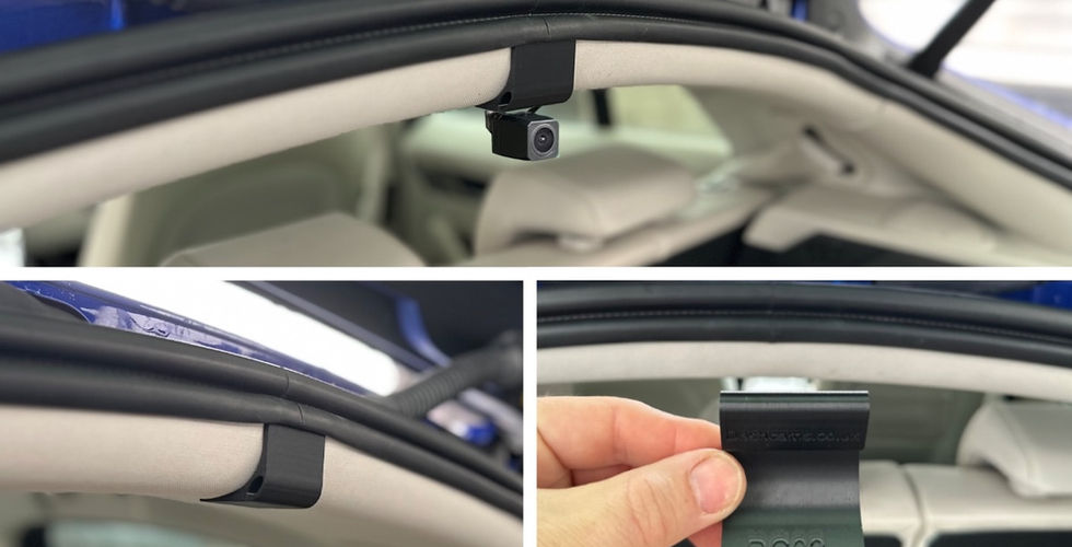 iPace rear dashcam mount