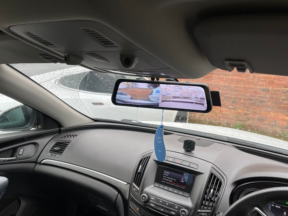 Vauxhall Insignia Mirror Dashcam & reversing camera Install in Hull