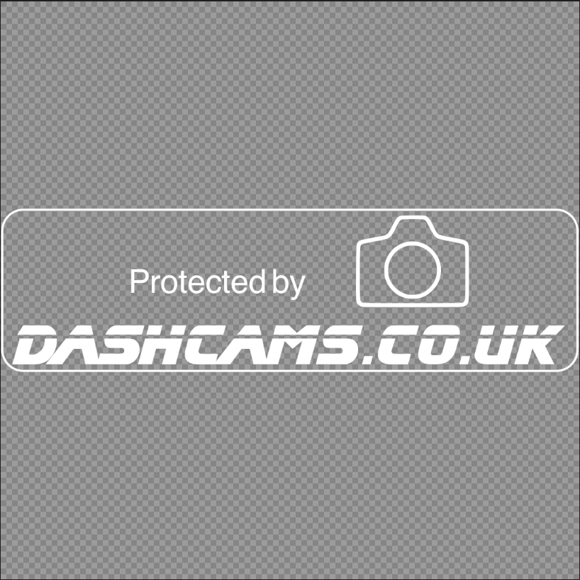 Thumbnail: Dash cam window sticker for any car