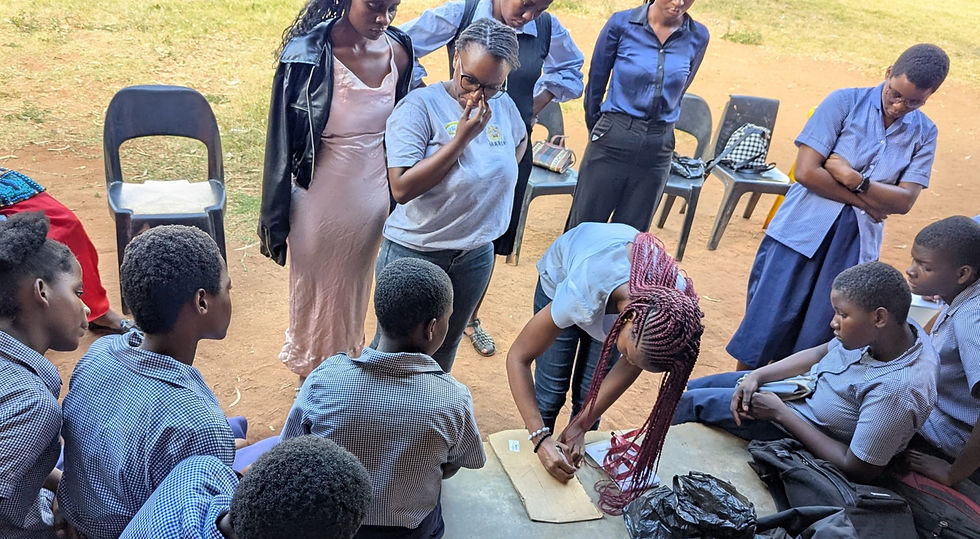 Launching the Menstrual Hygiene Management Project in Lunzu, Malawi