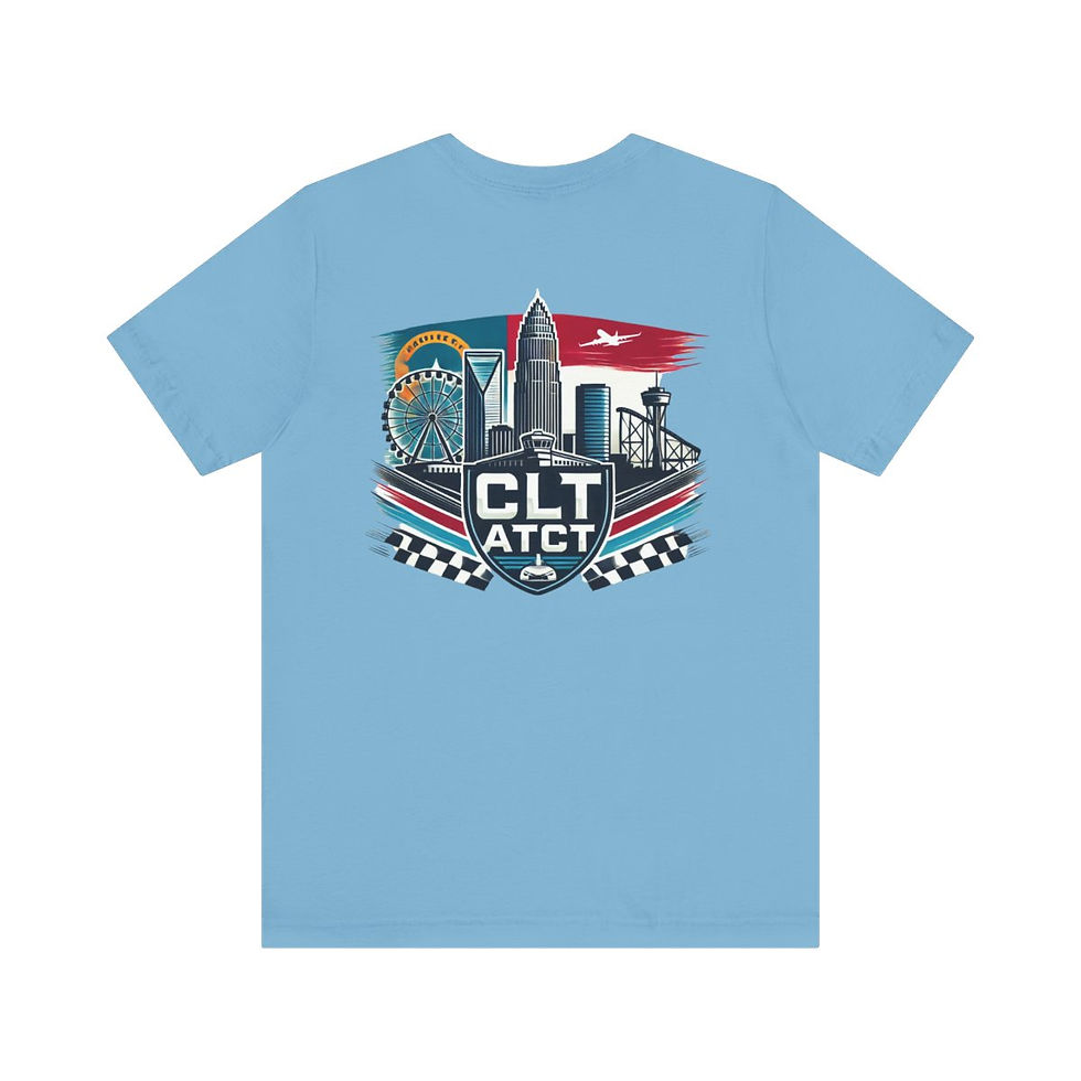 Charlotte (CLT) Air Traffic Control Tower T-Shirt