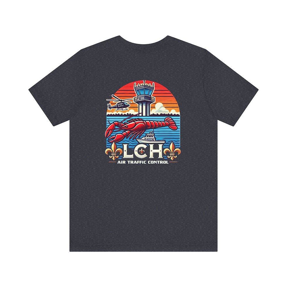Thumbnail: Lake Charles (LCH) Air Traffic Control T-Shirt