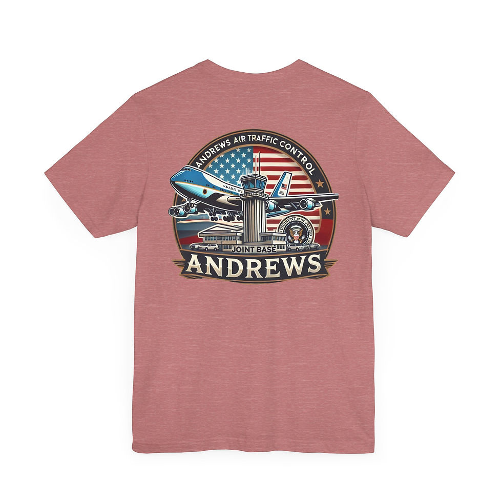 Thumbnail: Andrews (ADW) Tower Air Traffic Control T-Shirt