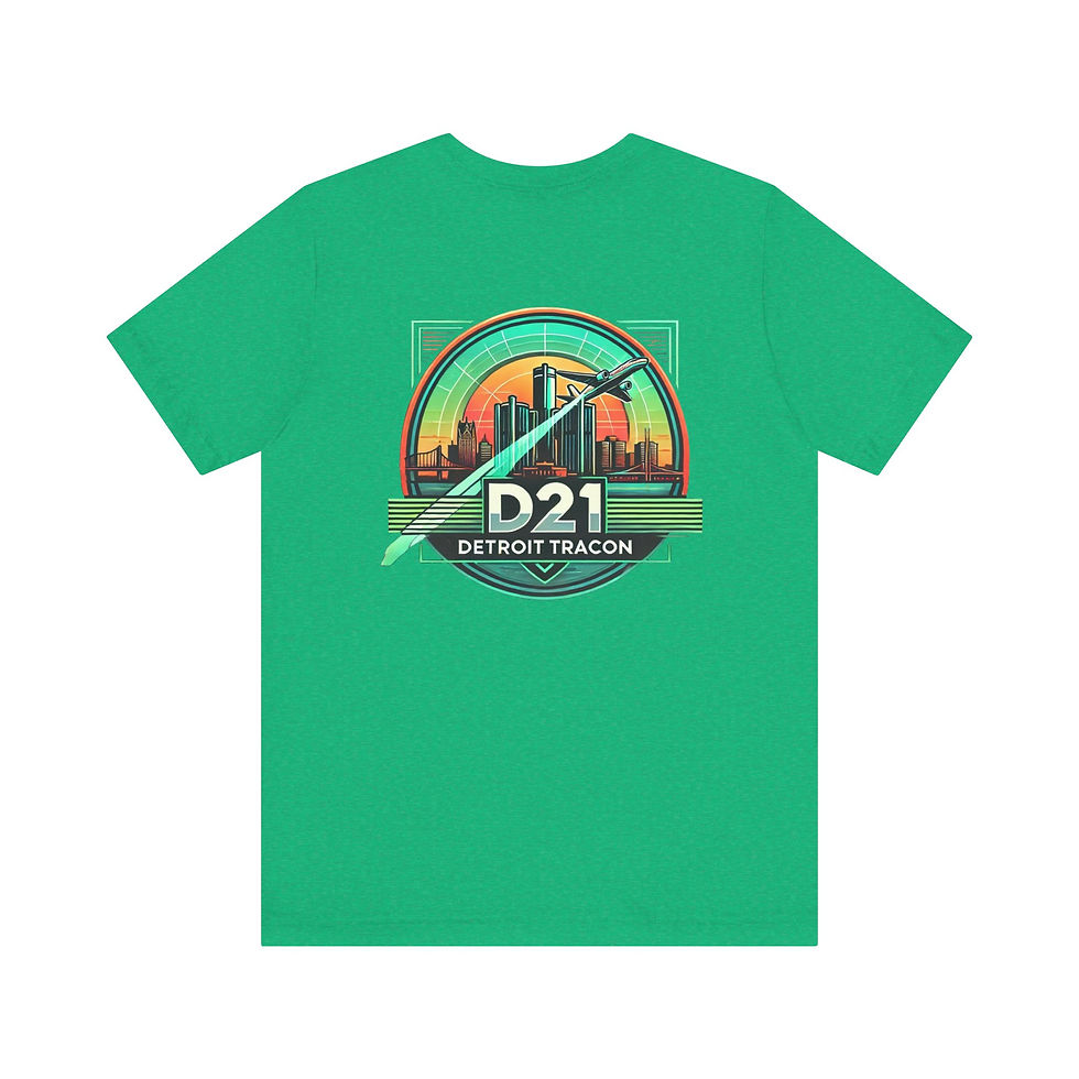 Thumbnail: Detroit (D21) TRACON Air Traffic Control T-Shirt